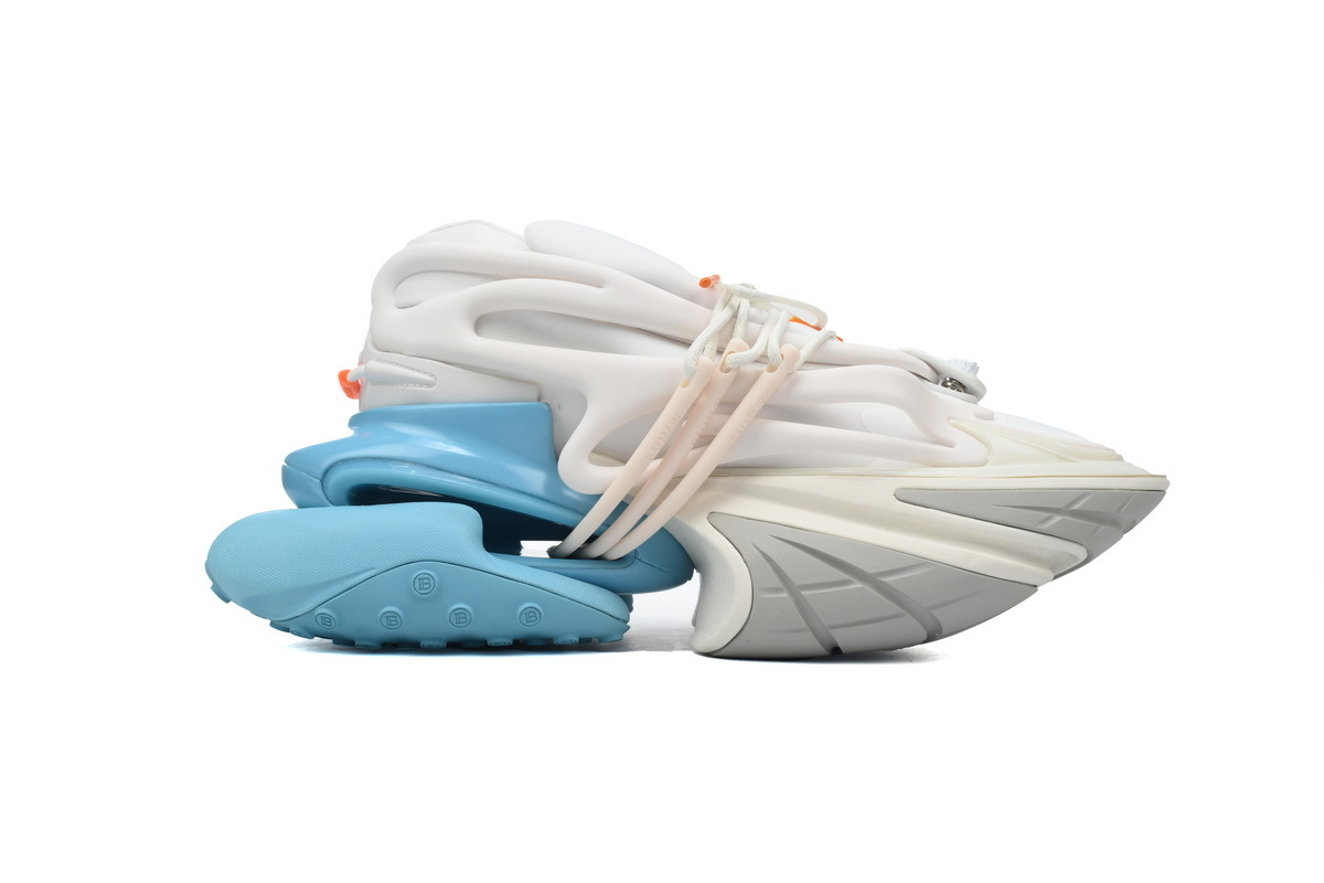 BALMAIN Multikolor Buty sportowe White Blue