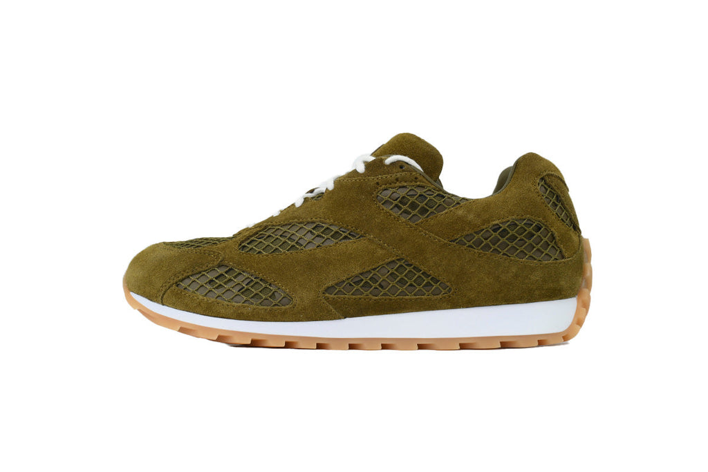 Bottega Veneta Orbit Suede Green