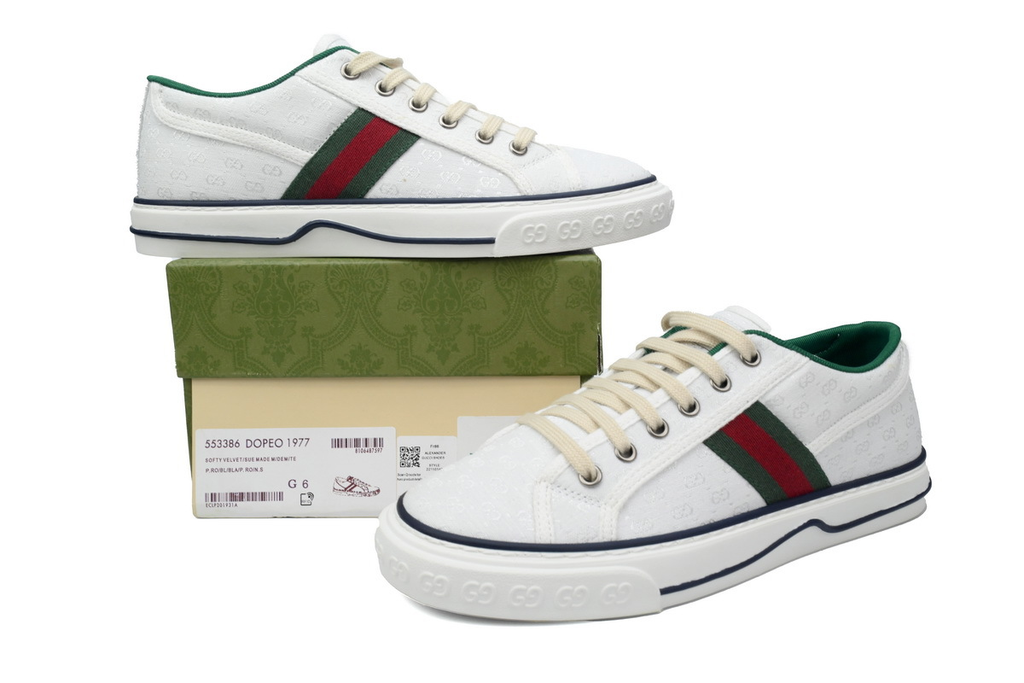 Gucci Tennis Mini GG White Canvas