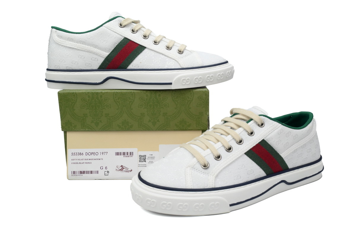 Gucci Tennis Mini GG White Canvas