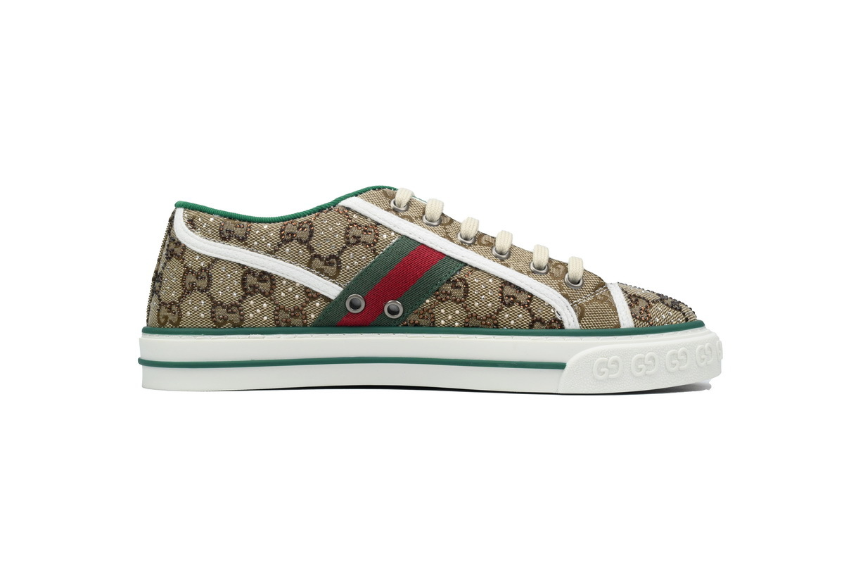 Gucci Tennis Crystal Embellished GG Canvas