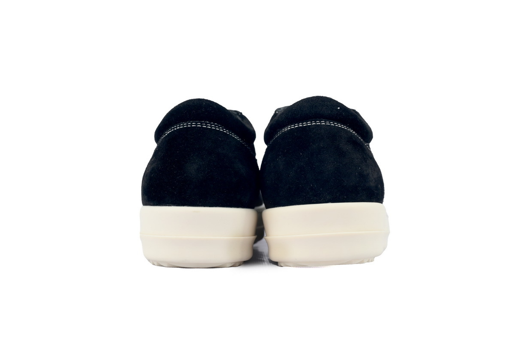 Rick Owens Suede Vintage 'Black Milk White’