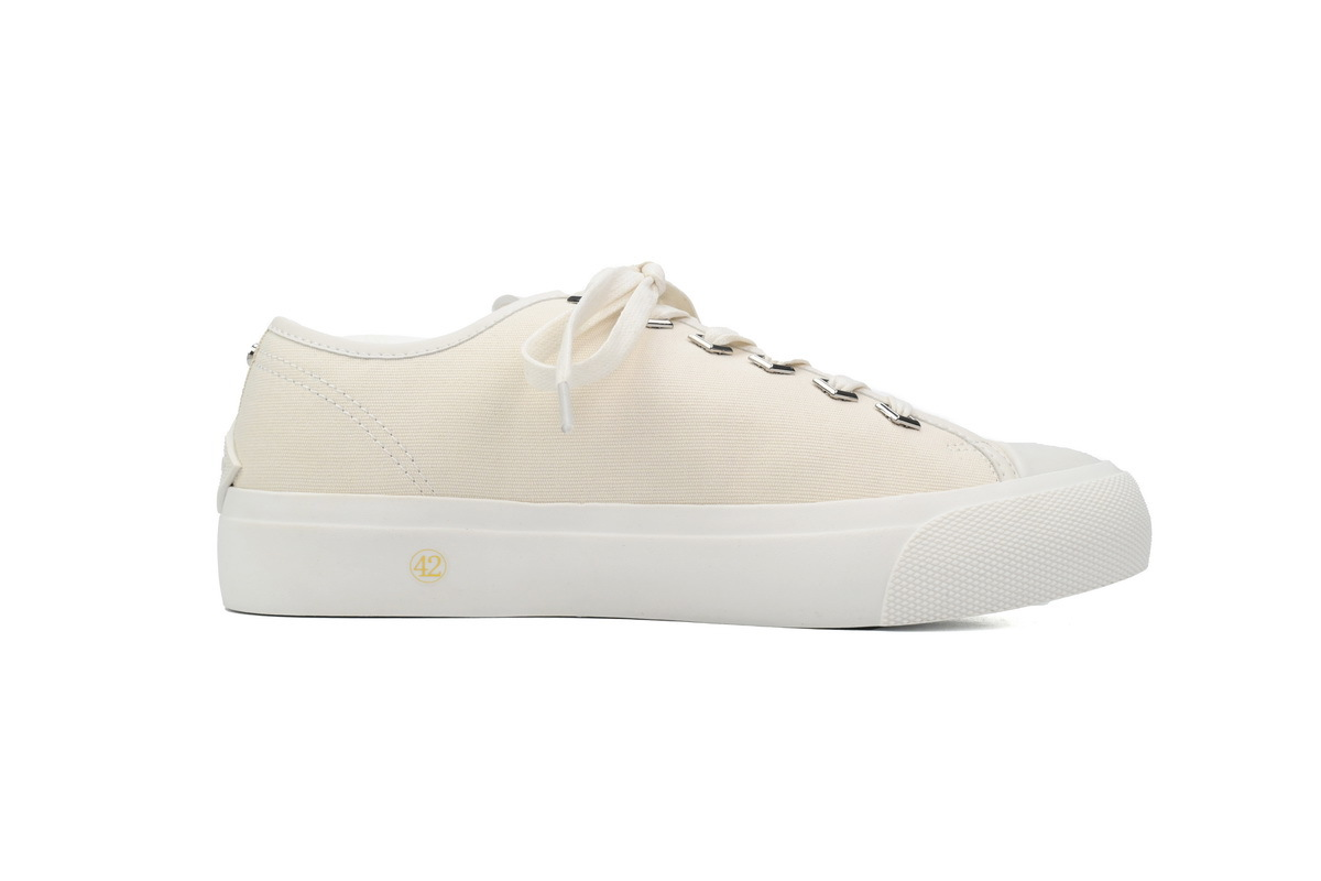 Jimmy Choo Palma Maxi White Canvas Platform Trainers