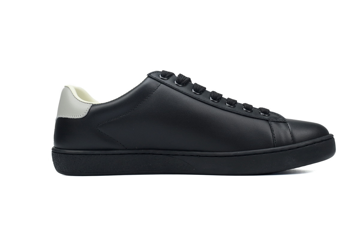 Gucci Ace Perforated Interlocking G Black Sneaker