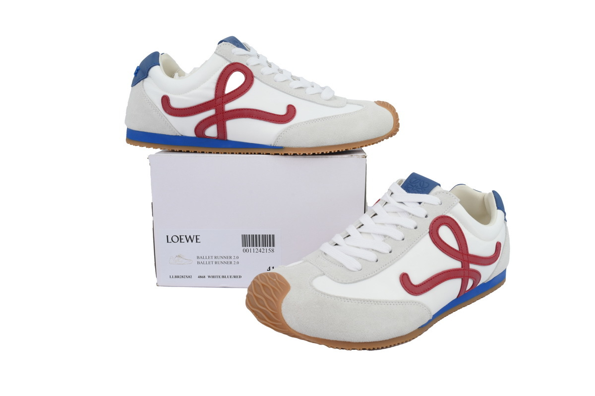 LOEWE Ballet Runner 2.0 White Red