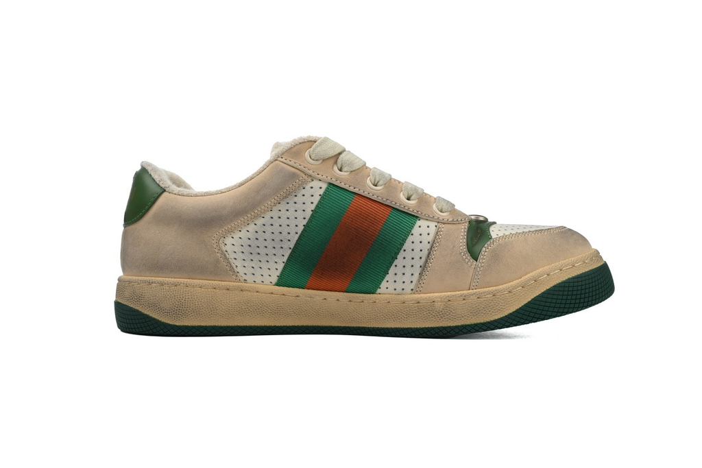 Gucci Screener White Leather