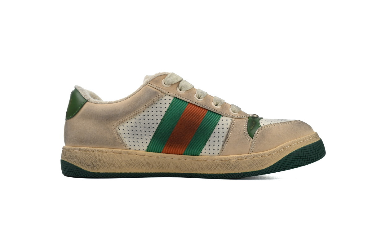 Gucci Screener White Leather