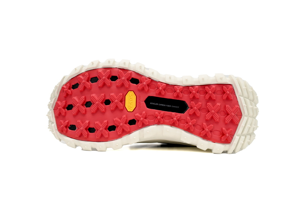 Moncler Trailgrip Leather Black And White