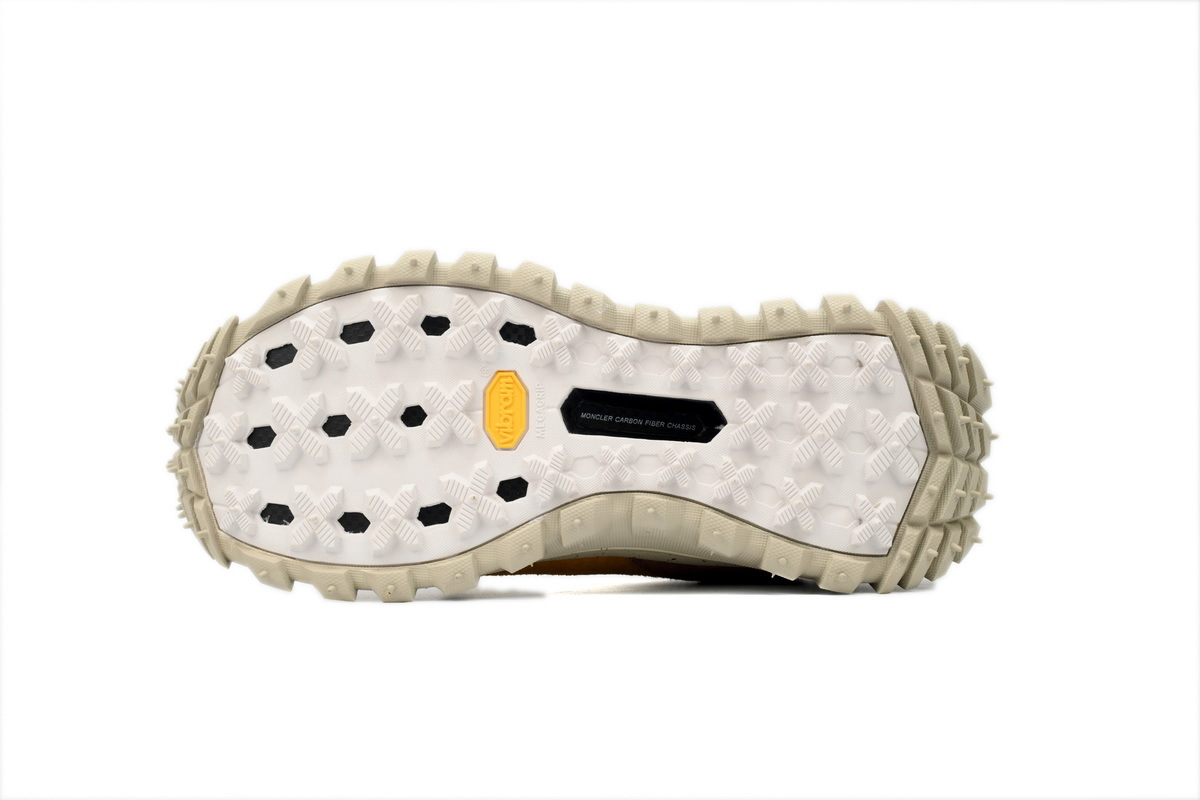 Moncler Trailgrip Leather Black White Yellow Green