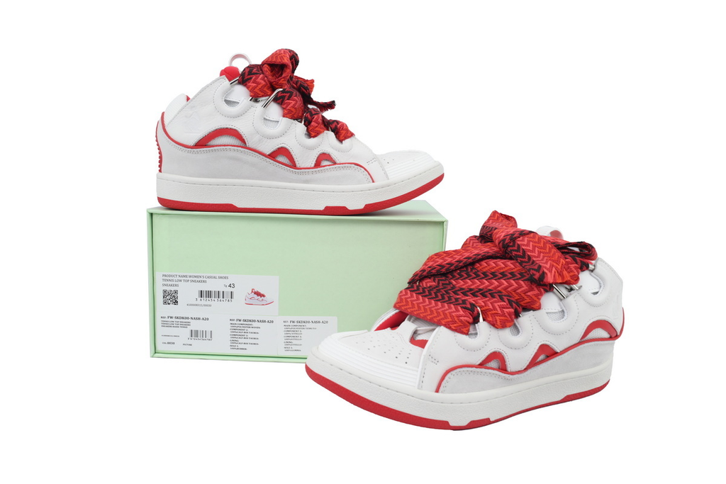 LANVIN White Red