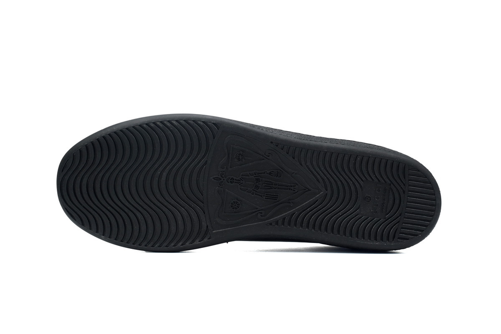 Gucci Ace Perforated Interlocking G Black Sneaker