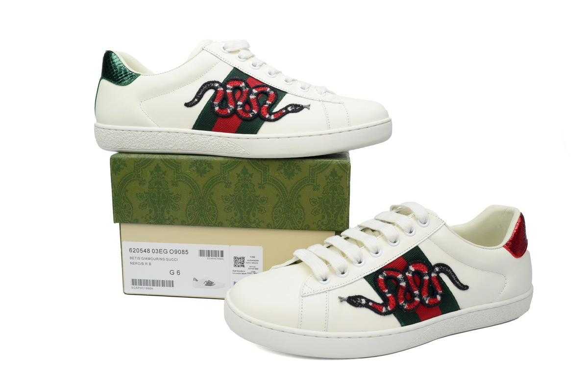 Gucci Ace Embroidered Kingsnake Sneaker