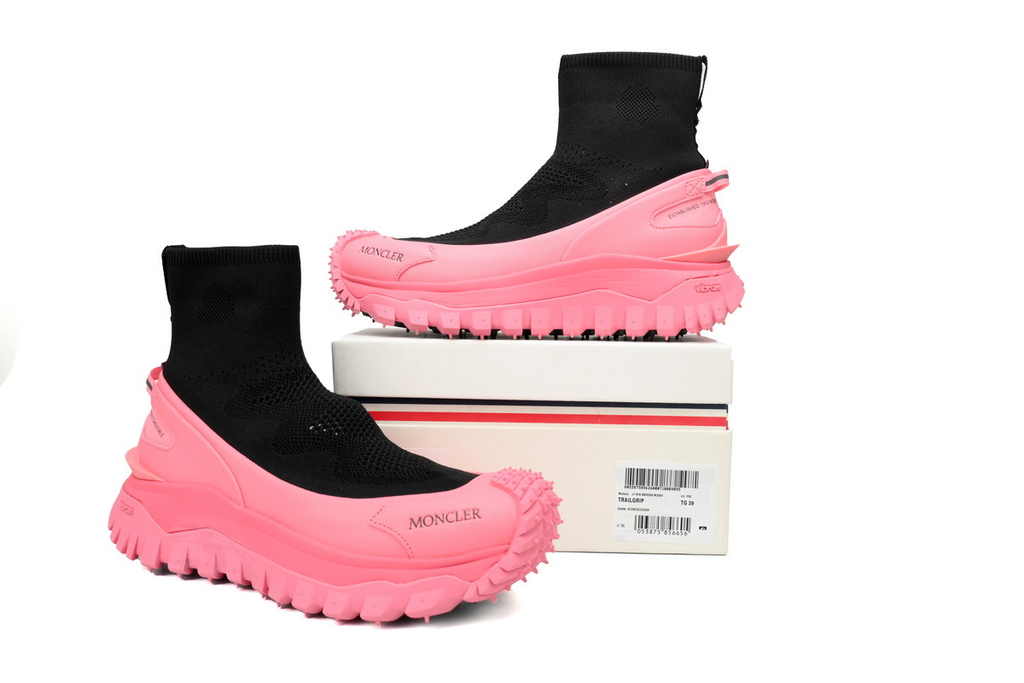 Moncler Trailgrip Leather Black
