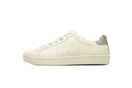 Gucci Ace Perforated Interlocking G White Grey Sneaker