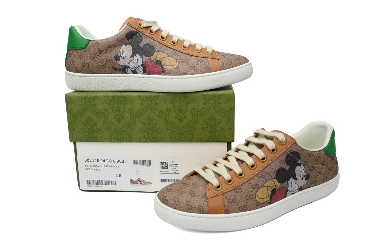 Disney x Gucci Ace Supreme Mickey Mouse Sneaker