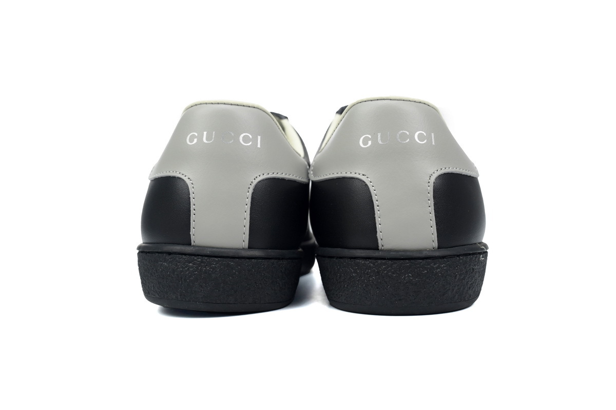 Gucci Ace Perforated Interlocking G Black Sneaker