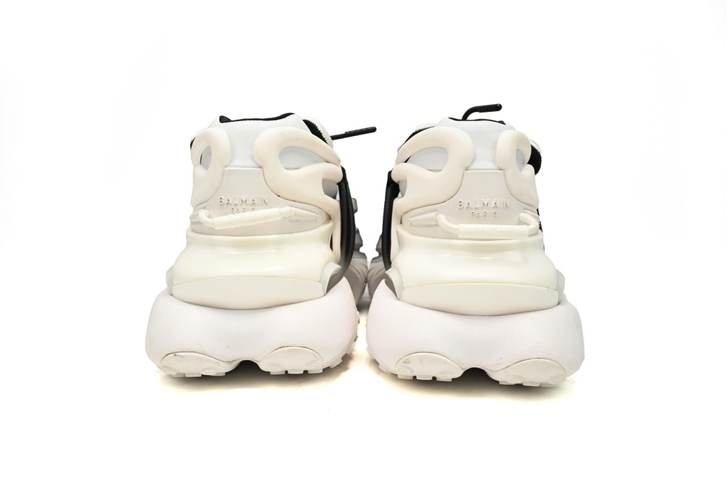 BALMAIN Multikolor Buty sportowe White and Black