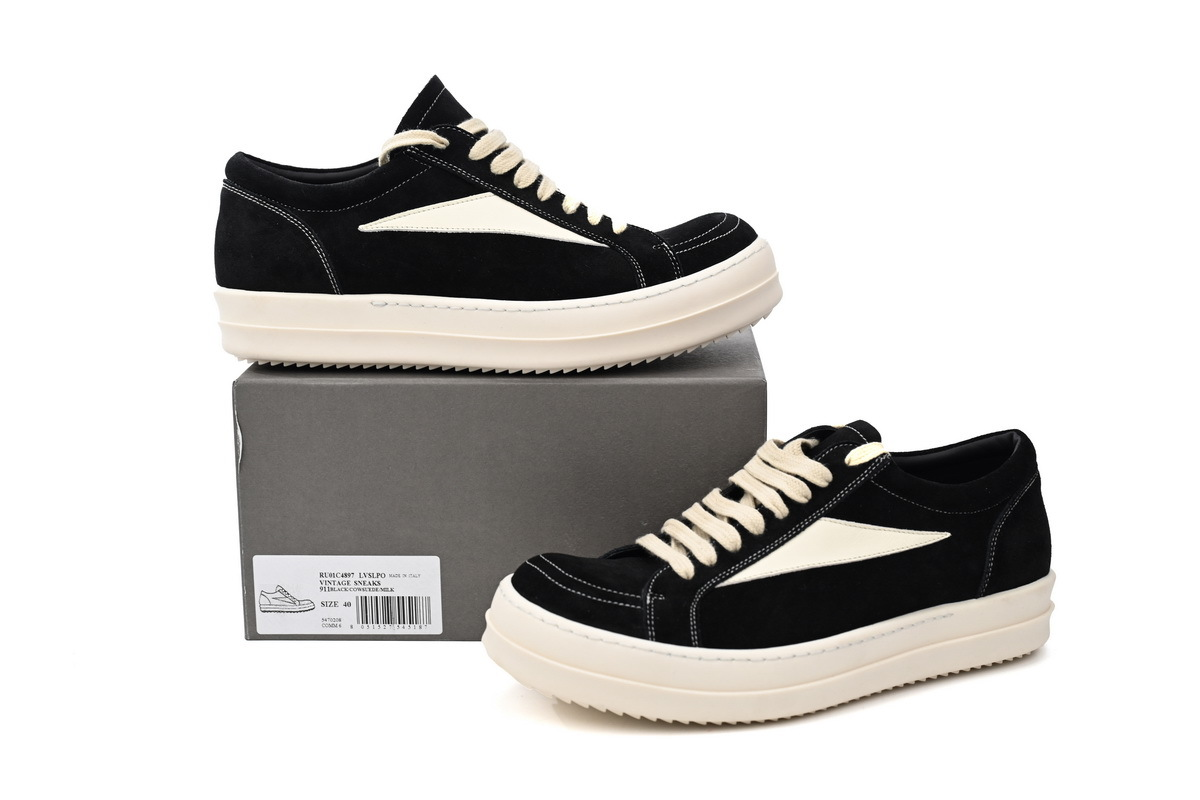 RICK OWENS Black And White
