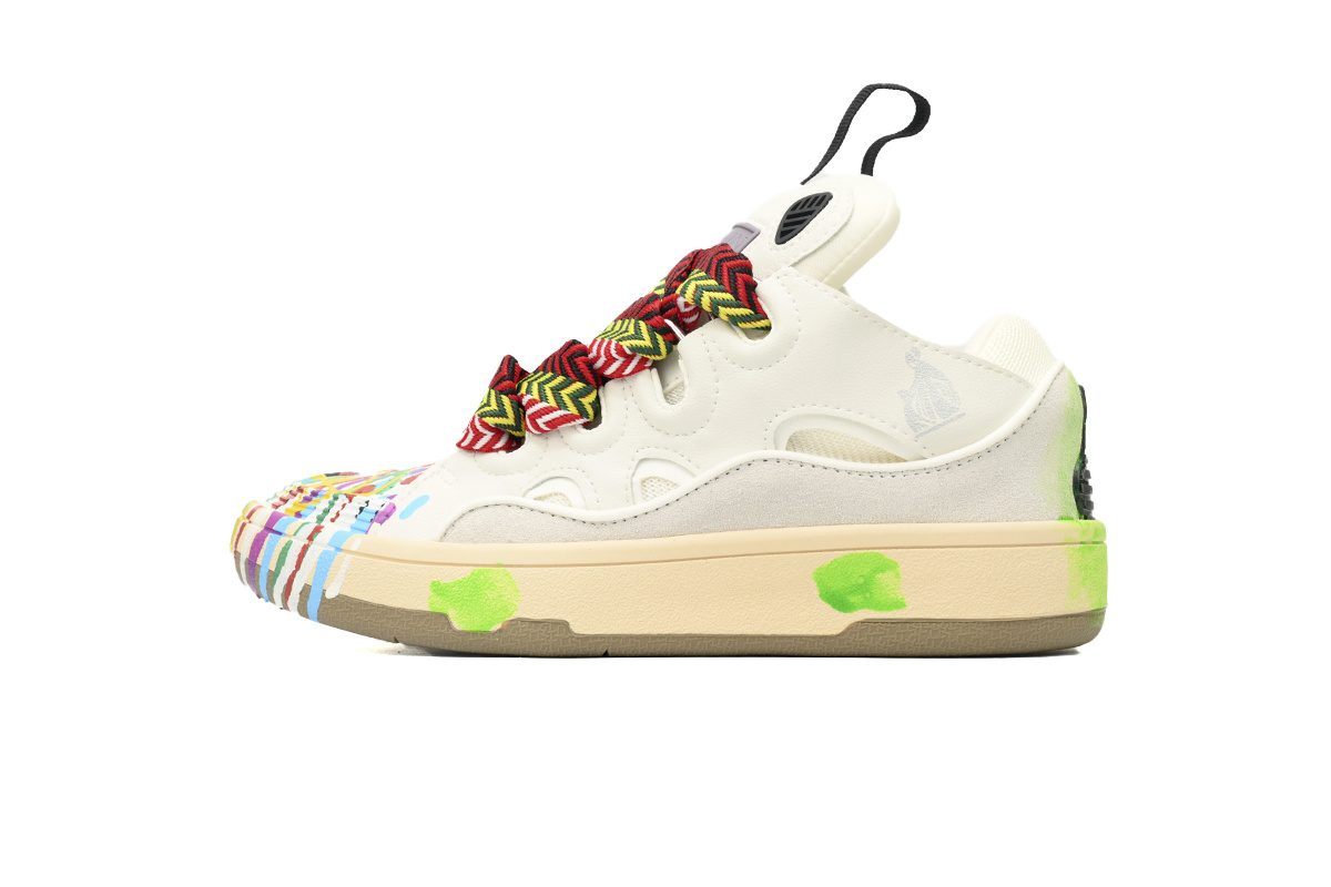 LANVIN White Seven Color Painting
