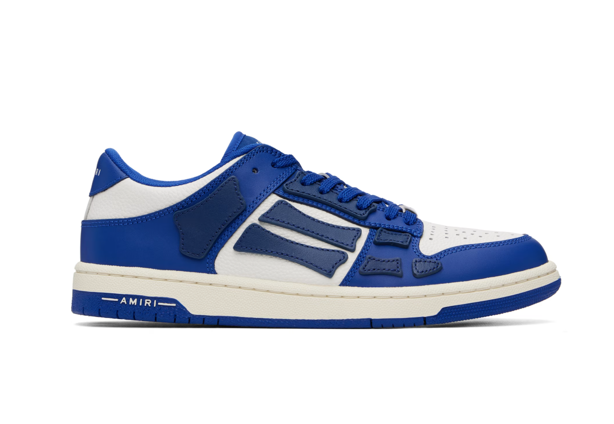 AMIRI Skel Top Low Blue/White