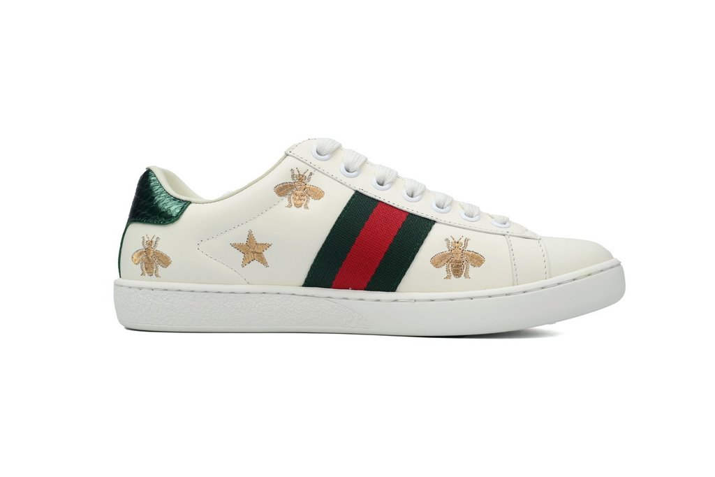 Gucci Ace Bees and Stars Leather Sneaker