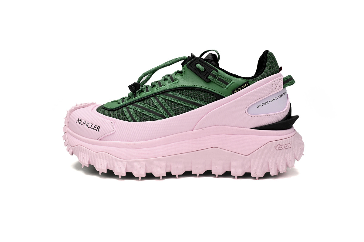 Moncler Trailgrip Fluorescent Black Green Powder