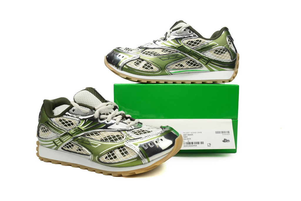 Bottega Veneta Orbit Olive Green