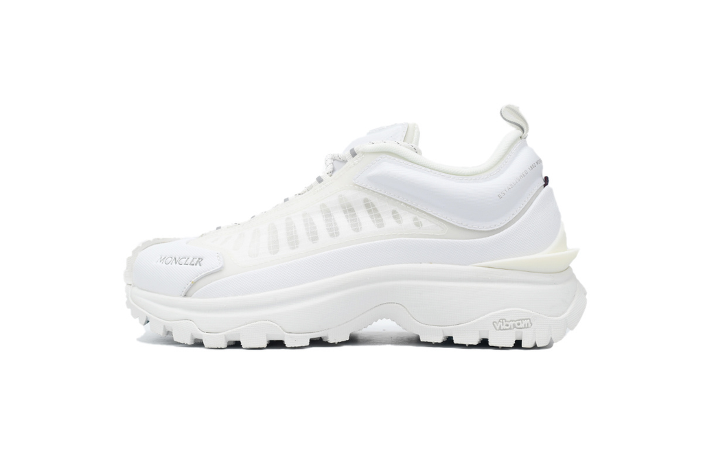 Moncler Trailgrip Leather White Besh