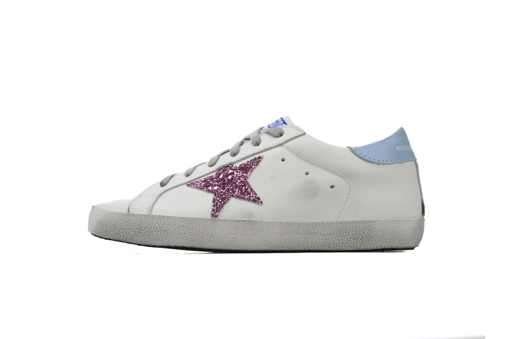 Golden Goose Super Star 'Blue Heel'