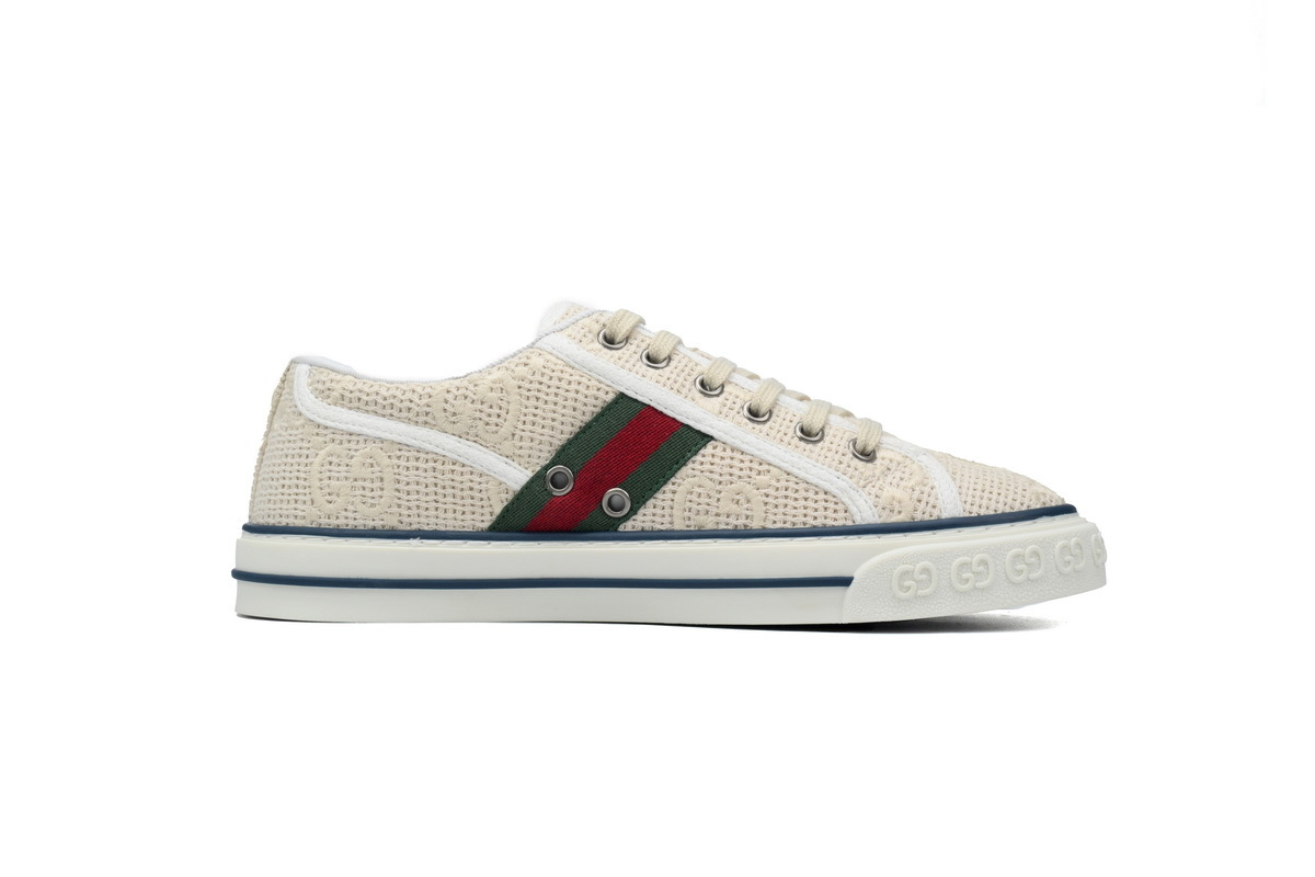 Gucci Tennis GG Crochet / Woven Ivory