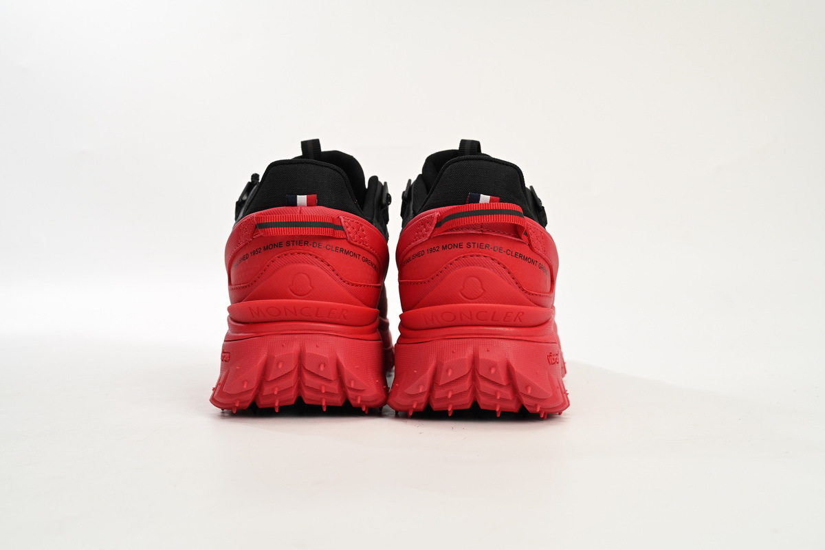 Moncler Trailgrip Black Red