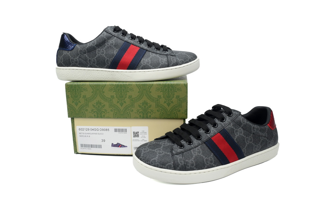 Gucci Ace GG Supreme Black/Grey Sneaker