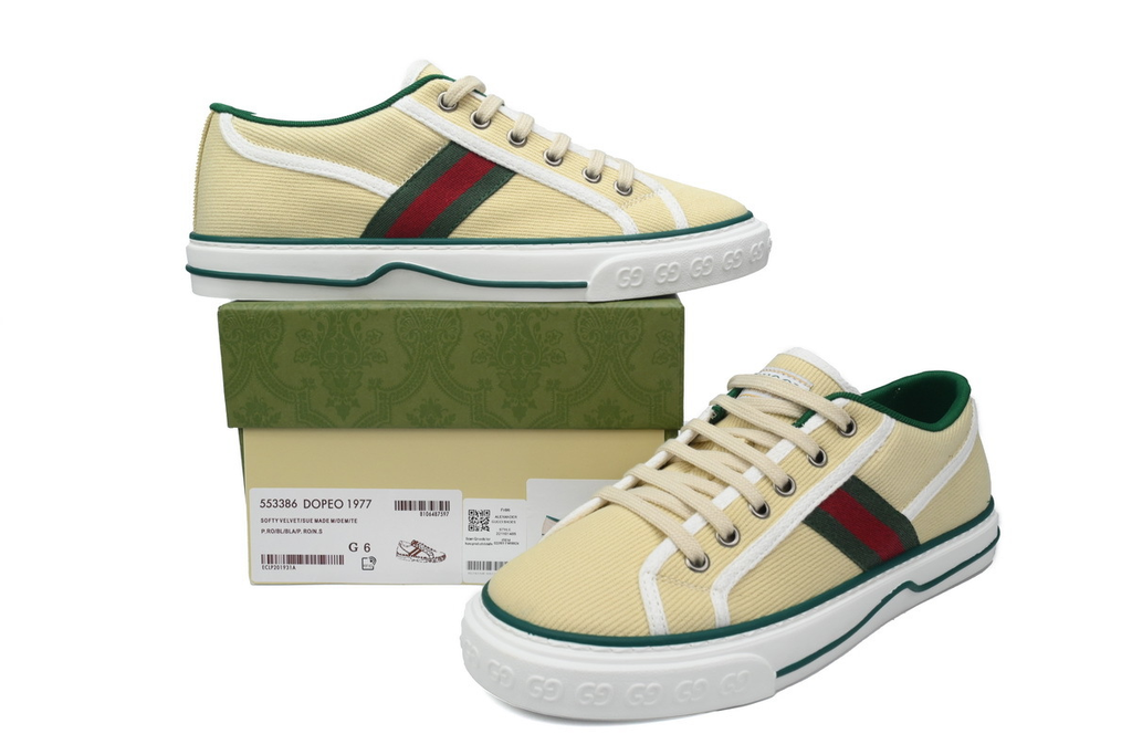 Gucci Tennis Butter Cotton Canvas