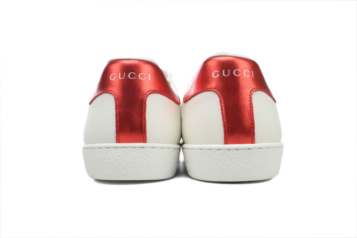 Gucci Ace Stripe Logo Print Sneaker