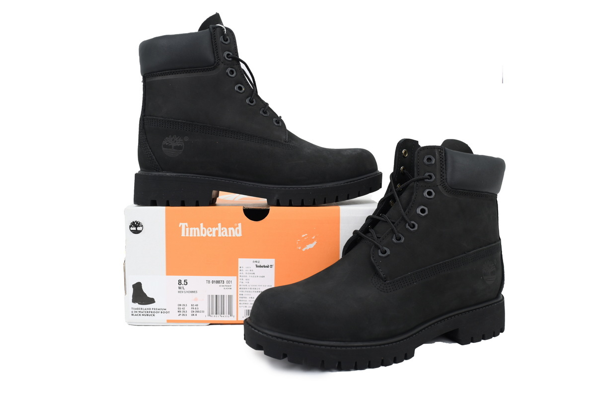 Timberland 6-In High Black Ankle Boot