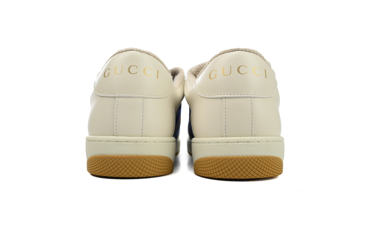 Gucci Screener Cowboy Rice White
