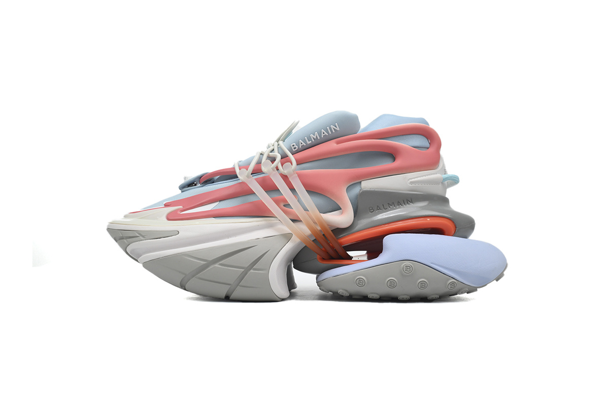 BALMAIN Multikolor Buty sportowe Grey Blue Red
