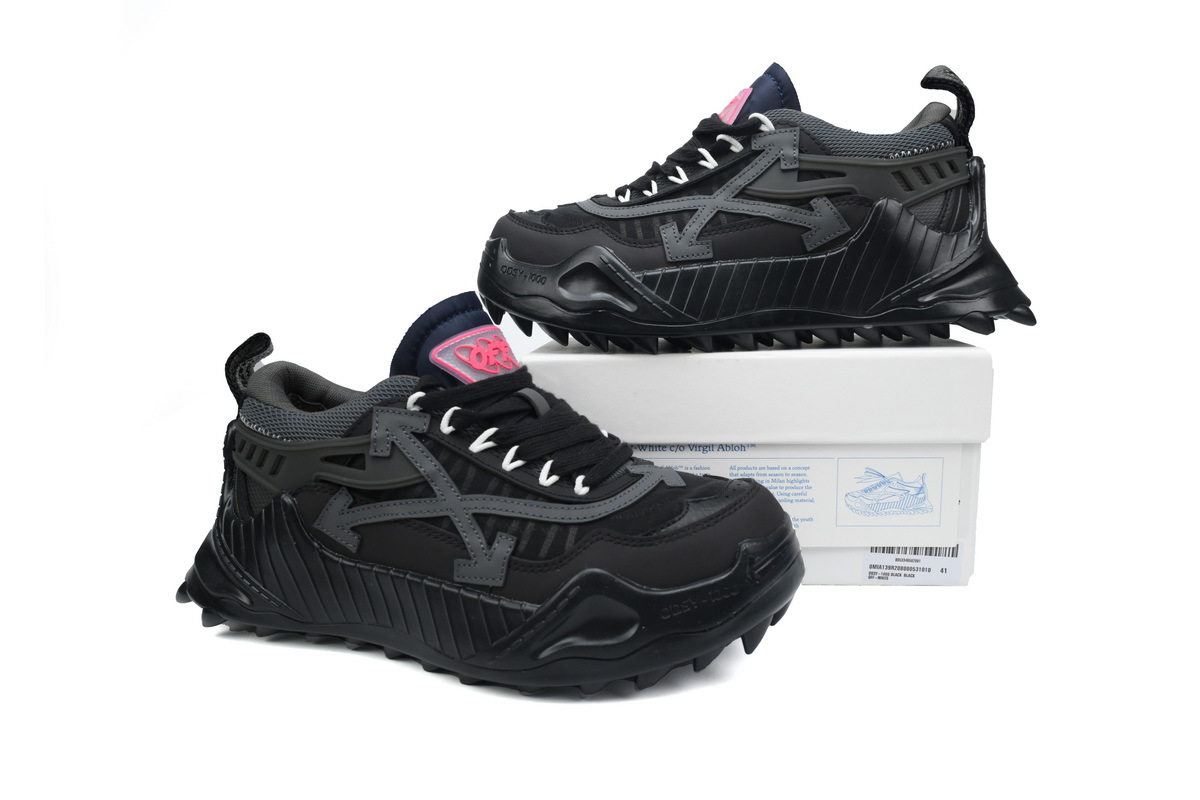 OFF-WHITE Out Of Black Glossy Surface