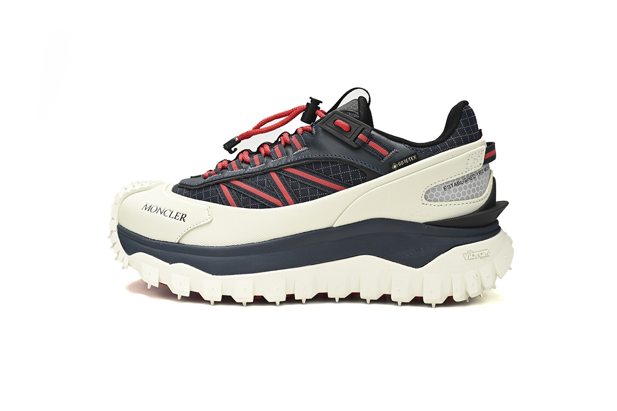 Moncler Trailgrip Fluorescent Black Black White Red