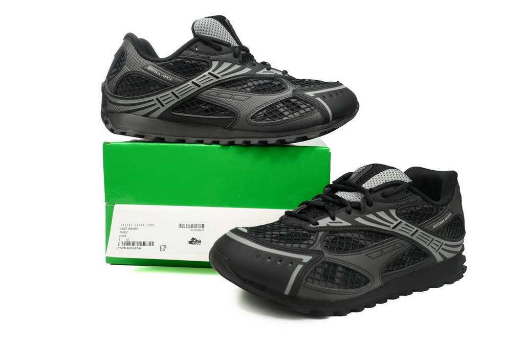 Bottega Veneta Orbit Olive Black