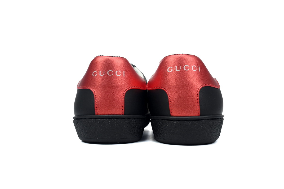 Gucci Ace Stripe Leather Black Sneaker