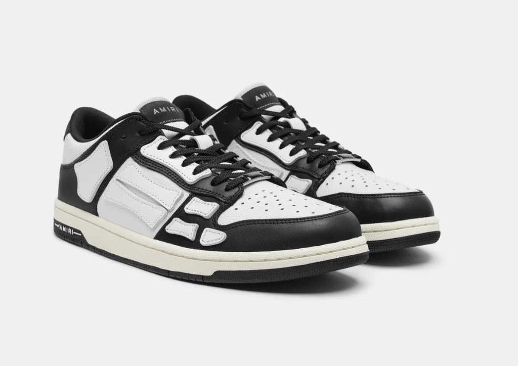 AMIRI Skel Top Low Black/White