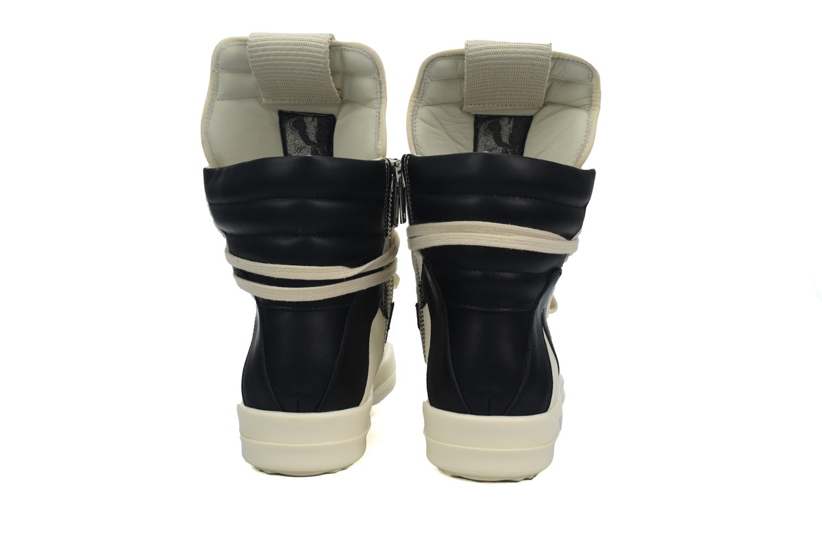 Rick Owens Luxor Geobasket High 'Milk Black'