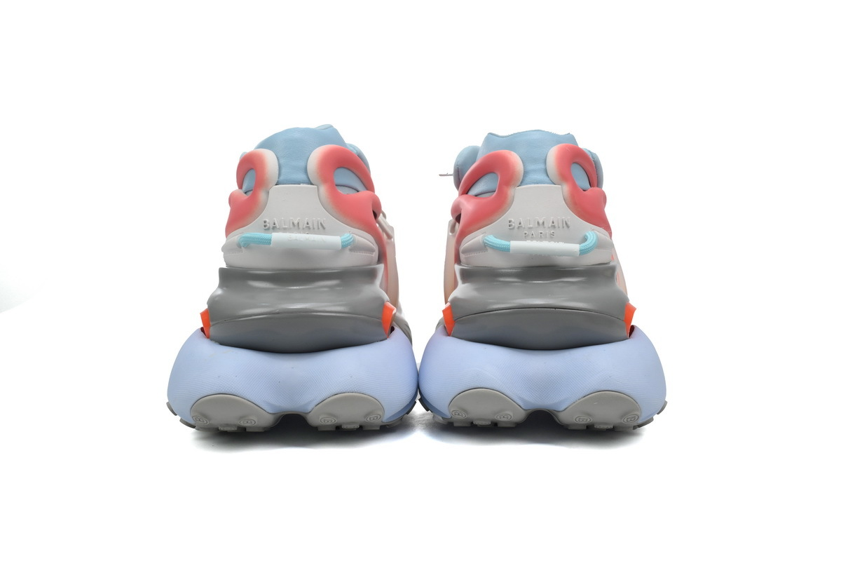 BALMAIN Multikolor Buty sportowe Grey Blue Red