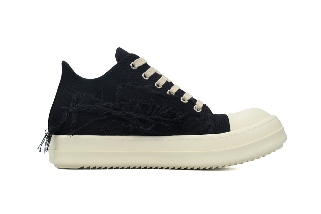 Rick Owens EDFU DRKSHDW Slashed Low 'Black Milk'