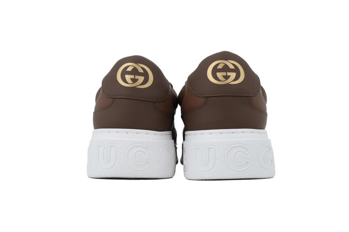 Gucci White Brown