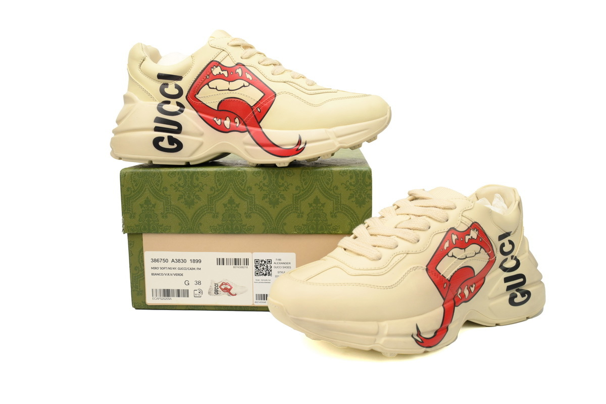 Gucci Rhyton "Lips" Print