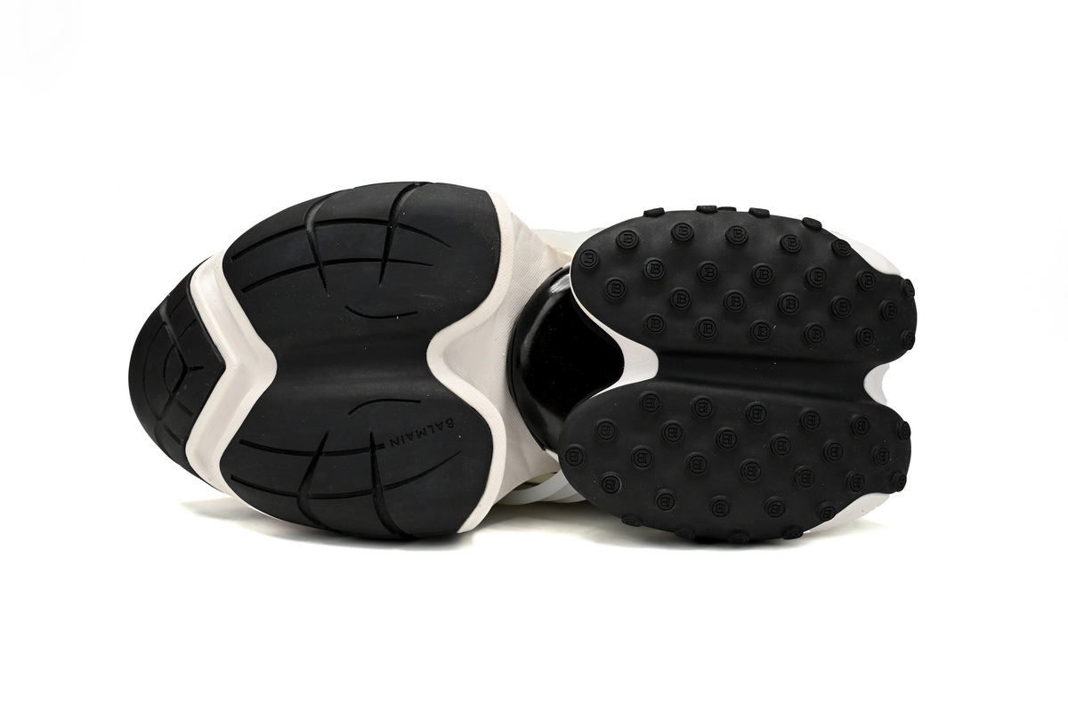 BALMAIN Multikolor Buty sportowe Black And White