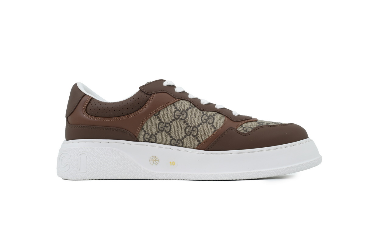 Gucci White Brown