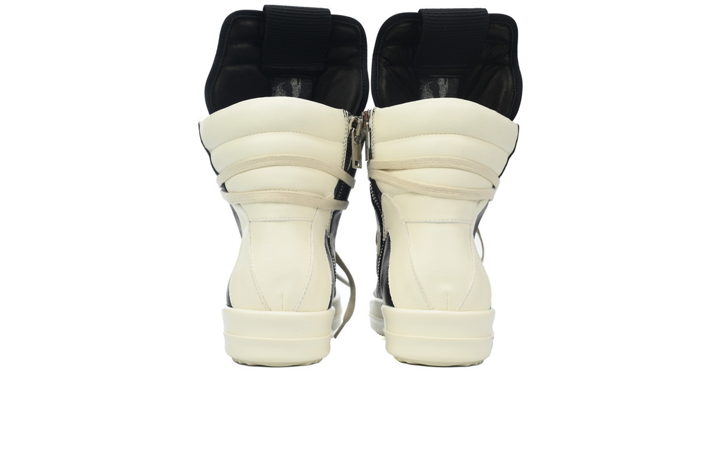 RICK OWENS/RO Geobasket Black and White